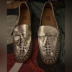 Sperry Metallic Loafers with Tassel